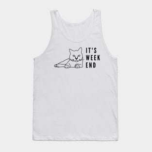 A cat is resting Tank Top